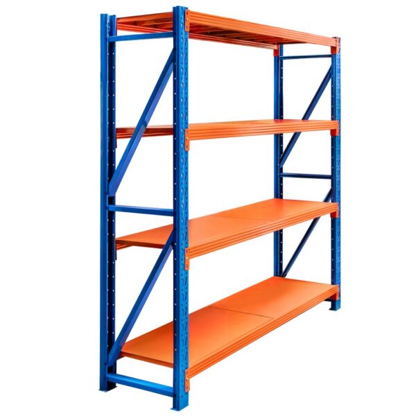 Regał Magazynowy Metalowy 4-półkowy 200x200x60cm do 200kg