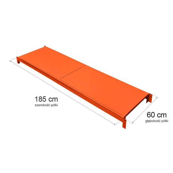 8ca39ae38cd2192bd8b2d76b2c131d24 Półka do Regału Magazynowego Metalowego 200x60cm do 200kg
