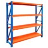 Regał Magazynowy Metalowy 4-półkowy 200x200x60cm do 200kg