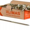 Wkręty ciesielskie TORX 8x160 mm 25 szt. talerzowe do drewna Klimas WKCP