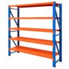 Regał Magazynowy Metalowy 5-półkowy 200x200x60cm do 200kg