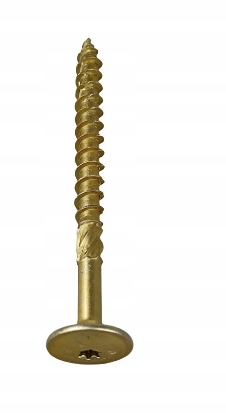 KLIMAS Wkręty ciesielskie 8x60 mm 50 szt. Łeb Talerzowy Podkładkowy Ocynk