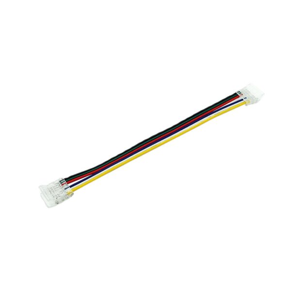 dji.zlaczka-dwustronna-12-mm-rgb-cct-cob Złączka do taśm LED COB RGB+CCT 12mm dwustronna z przewodem