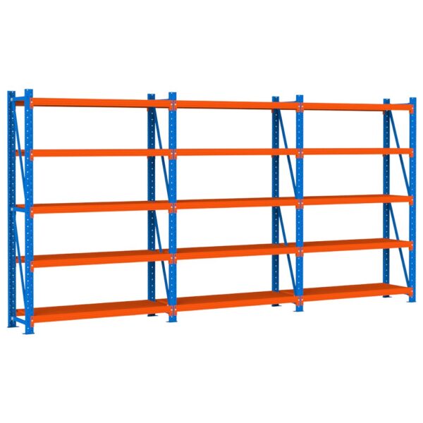 e1a1d59c5281127f20491cee58fcfef0 Regał Magazynowy Metalowy 15-półkowy 600x200x60cm do 200kg