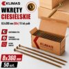 f8a08d3f92d6b26636541b6f4d135ff5 KLIMAS Wkręty ciesielskie 8x360 do drewna łeb talerzowy Torx Klimas 50 szt.