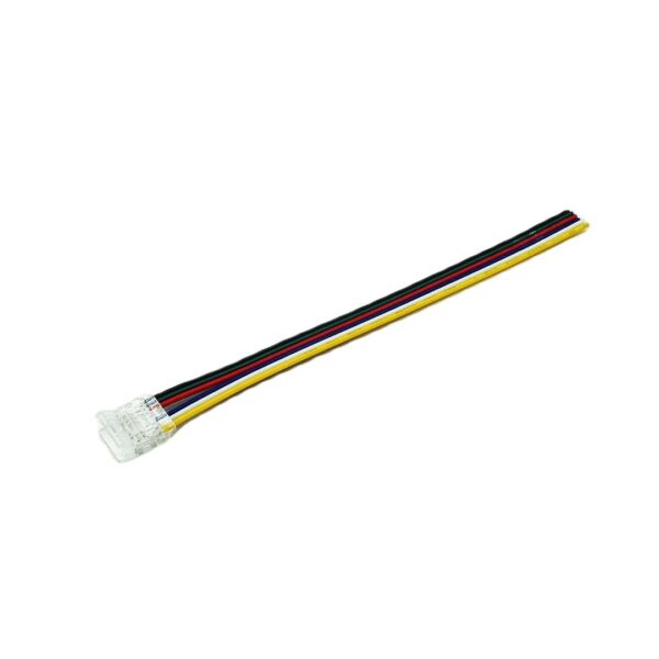 fwt.zlaczka-jednostronna-12-mm-rgb-cct-cob Złączka do taśm LED COB RGB+CCT 12mm jednostronna z przewodem