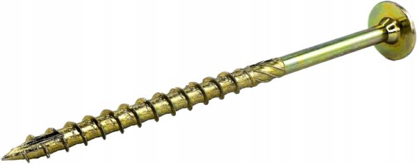 KLIMAS Wkręty ciesielskie 6 x 200 mm do drewna łeb talerzowy Torx 100 szt.