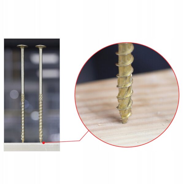 KLIMAS Wkręty do drewna Wkręt-Met 3x35 TORX łeb stożkowy 500 szt.