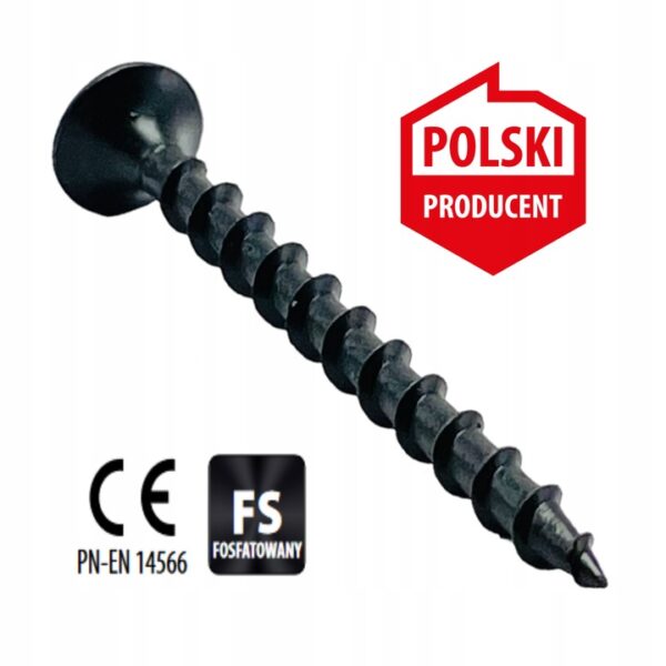 KLIMAS Wkręty do płyt G-K do drewna Wkręt-Met 3,5 x 55 mm 500 szt.