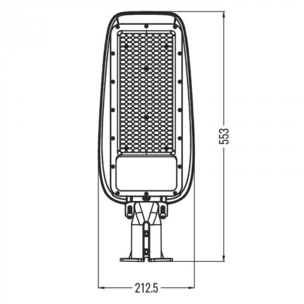 Lampa uliczna LED Premium 150W 19500lm biała zimna