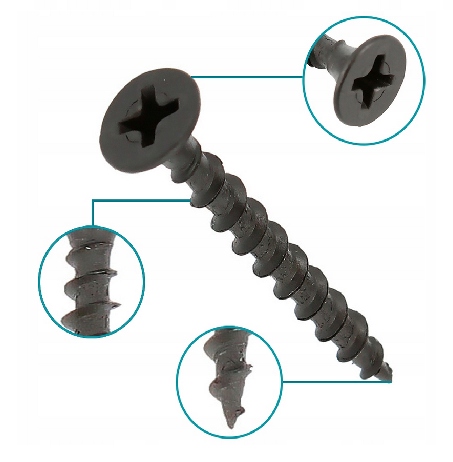 KLIMAS Wkręty do płyt G-K do drewna Wkręt-Met 3,5 x 45 mm 500 szt.