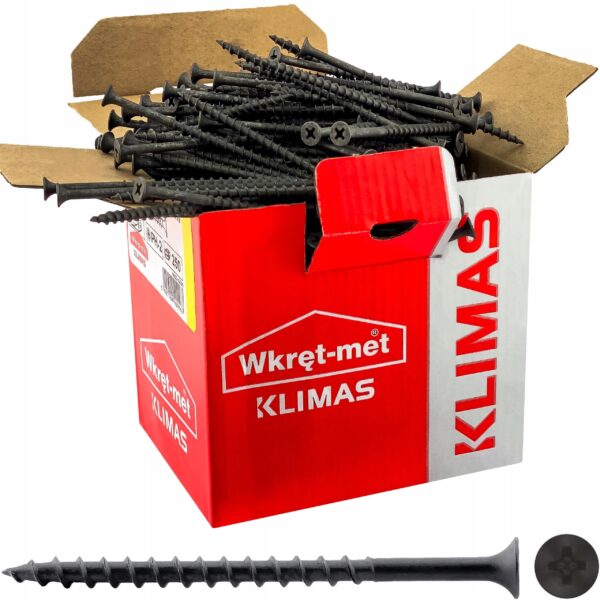 KLIMAS Wkręty do płyt G-K do drewna Wkręt-Met 4,2 x 90 mm 250 szt.