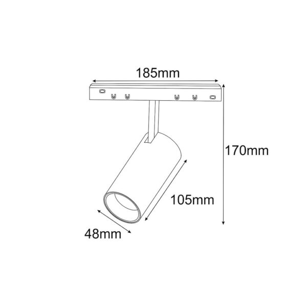 2ql.reflektor-magnetyczny-spotlight-mi-light-smart-bialy-10w-cct-6 Reflektor magnetyczny Mi-Light CCT 10W biały