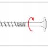 KLIMAS Wkręty ciesielskie 5 x 120 mm do drewna łeb talerzowy Torx 150 szt.