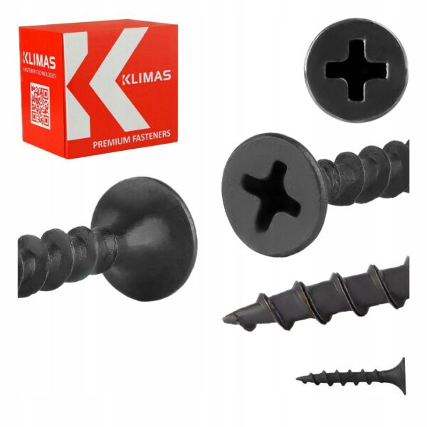 30a42e948e621ad70fea6af4bc463dcd KLIMAS Wkręty do płyt G-K do drewna Wkręt-Met 3,5 x 35 mm 1000 szt.