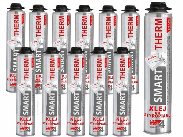 3c9df252c616ddad3df05a725a30fbe5 KLIMAS Klej do styropianu EPS/XPS na pistolet poliuretanowy 750ml Wkręt-Met