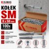 4012a76879964f1a159c99a523843d27 KLIMAS Kołek szybkiego montażu SM 8 x 50 mm gniazdo PZ-2 PZ-3 100 szt.