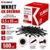 KLIMAS Wkręty do płyt G-K do drewna Wkręt-Met 3,5 x 55 mm 500 szt.