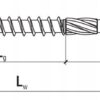 KLIMAS Wkręty do drewna Wkręt-Met 4 x 50 mm TORX łeb stożkowy 300 szt.