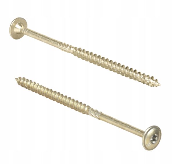 KLIMAS Wkręty ciesielskie 5 x 100 mm do drewna łeb talerzowy Torx 150 szt.