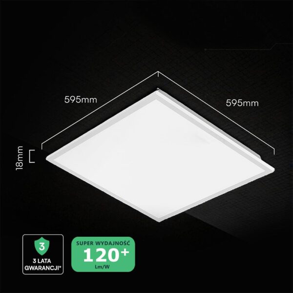 Panel LED 60x60 40W 4800lm SLIM PRO 3 lata gw 4000K