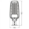 Lampa uliczna LED Premium 100W 13000lm biała neutralna