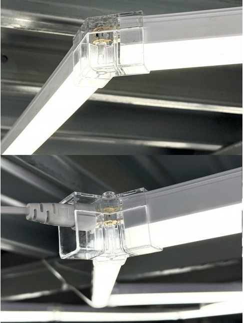 Lampa LED Hexagon 450W 49500lm 243x411cm 6500K