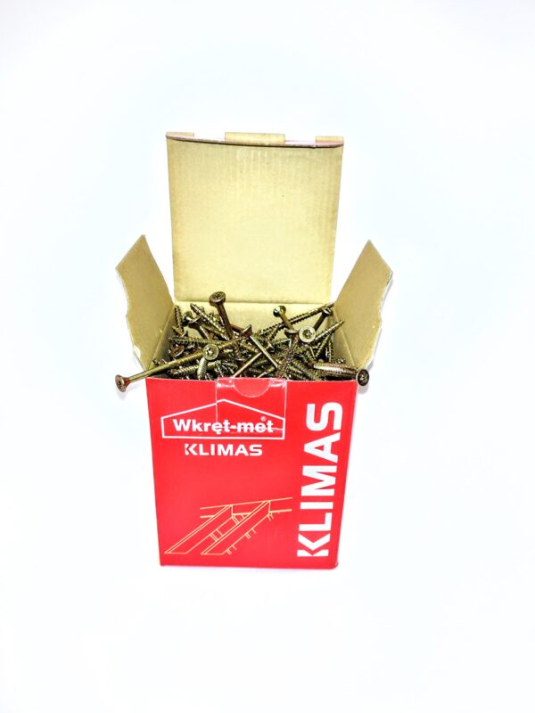 KLIMAS Wkręty do drewna Wkręt-Met 4 x 60 mm TORX łeb stożkowy 250 szt.