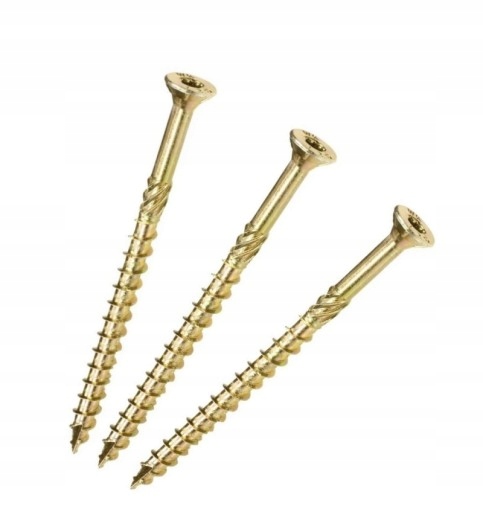 KLIMAS Wkręty ciesielskie 6 x 100 mm do drewna łeb talerzowy Torx 100 szt.