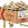 KLIMAS Wkręty ciesielskie 5 x 80 mm do drewna łeb talerzowy Torx 150 szt.