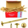 KLIMAS Wkręty ciesielskie 6 x 90 mm do drewna łeb talerzowy Torx 100 szt.