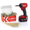 KLIMAS Wkręty ciesielskie 5 x 60 mm do drewna łeb talerzowy Torx 150 szt.