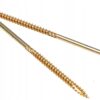 KLIMAS Wkręty ciesielskie 6 x 140 mm do drewna łeb talerzowy Torx 100 szt.
