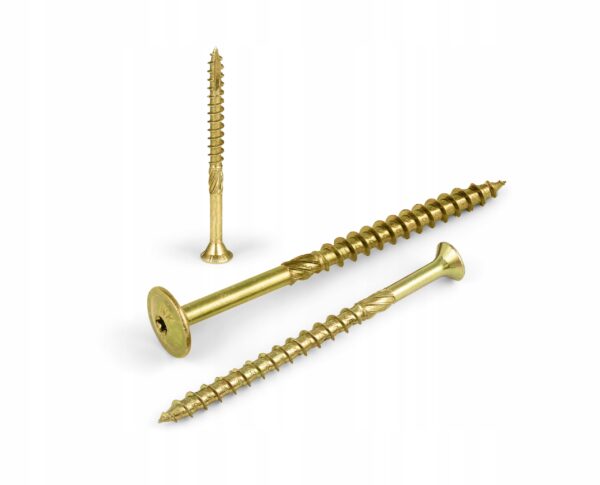 KLIMAS Wkręty ciesielskie 6 x 90 mm do drewna łeb talerzowy Torx 100 szt.