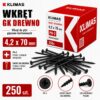 KLIMAS Wkręty do płyt G-K do drewna Wkręt-Met 4,2 x 70 mm 250 szt.
