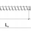 KLIMAS Wkręty ciesielskie 5 x 90 mm do drewna łeb talerzowy Torx 150 szt.