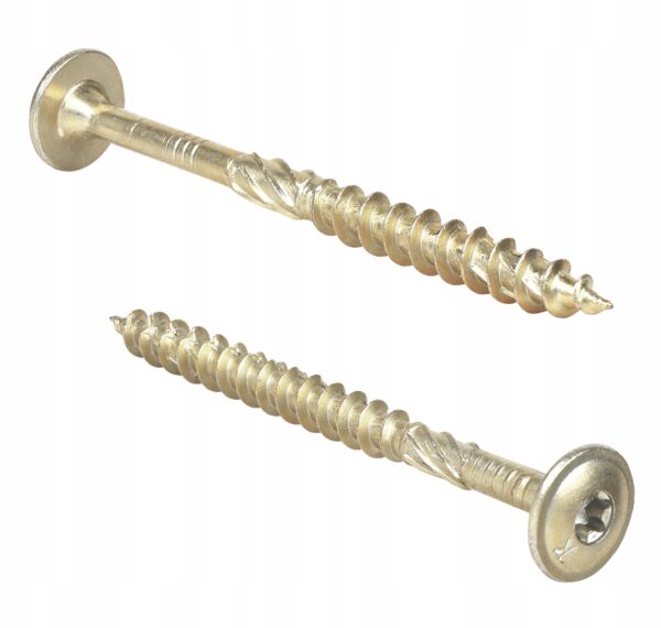 KLIMAS Wkręty ciesielskie 5 x 70 mm do drewna łeb talerzowy Torx 150 szt.