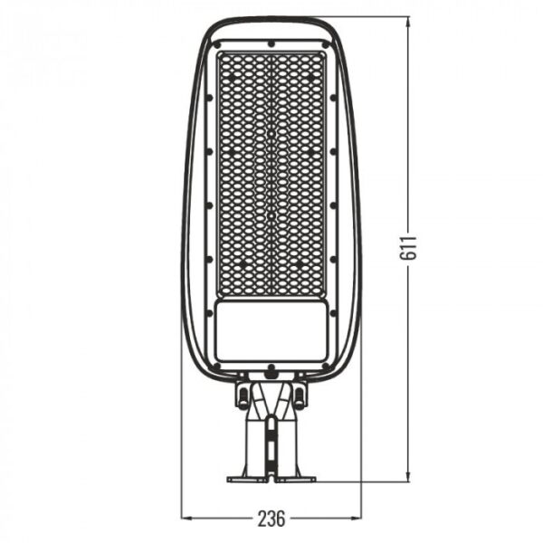Lampa uliczna LED Premium 200W 26000lm biała neutralna