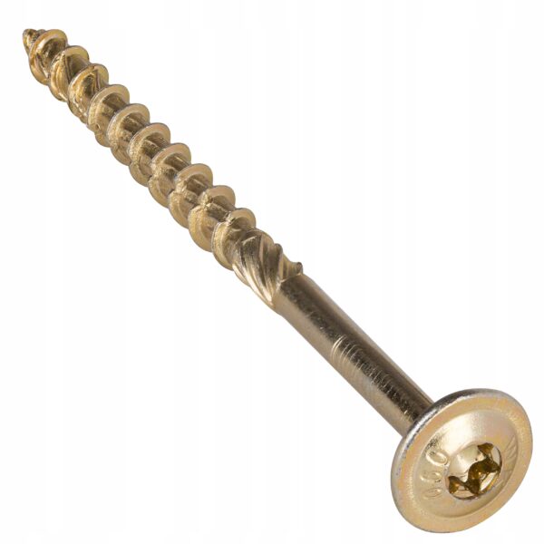 KLIMAS Wkręty ciesielskie 6 x 100 mm do drewna łeb talerzowy Torx 100 szt.