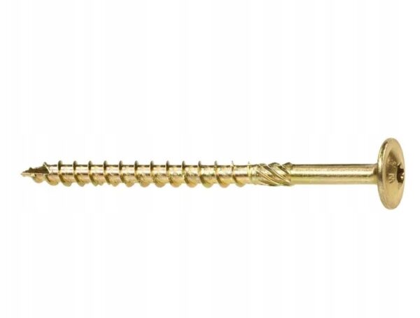 KLIMAS Wkręty ciesielskie 6 x 100 mm do drewna łeb talerzowy Torx 100 szt.