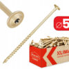 KLIMAS Wkręty ciesielskie 5 x 40 mm do drewna łeb talerzowy Torx 400 szt.