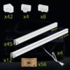 Lampa LED Hexagon 520W 57200lm 243x485cm 6500K