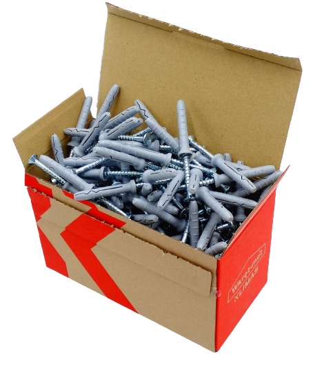 KLIMAS Kołek szybkiego montażu SM 6x40 mm gniazdo PZ-2 PZ-3 200 szt.