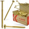 KLIMAS Wkręty ciesielskie 6 x 160 mm do drewna łeb talerzowy Torx 100 szt.