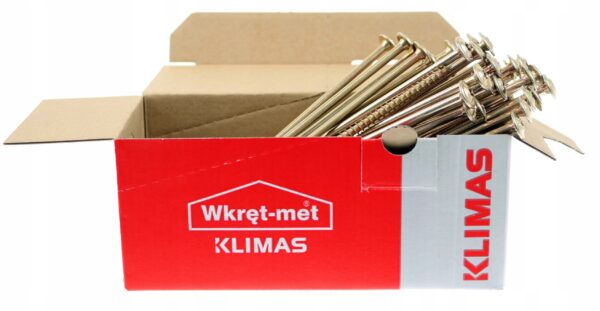 KLIMAS Wkręty ciesielskie 6 x 100 mm do drewna łeb talerzowy Torx 100 szt.