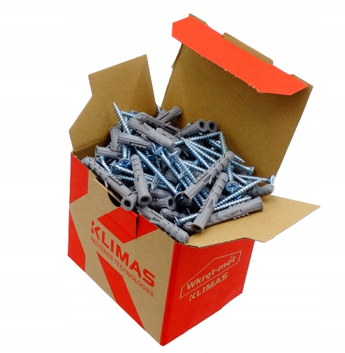f6f0dfc0fd8cc9659bd5d01db46ad62a KLIMAS Kołek szybkiego montażu SM 8 x 50 mm gniazdo PZ-2 PZ-3 100 szt.