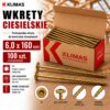 KLIMAS Wkręty ciesielskie 6 x 160 mm do drewna łeb talerzowy Torx 100 szt.