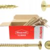 KLIMAS Wkręty ciesielskie 6 x 100 mm do drewna łeb talerzowy Torx 100 szt.