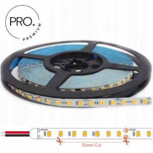 Taśma LED 24V S-SHAPE 6mm PRO 7.2W/m 120xSMD2835 - Neutralna