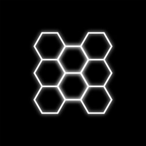Lampa LED Hexagon 245W 23100lm 229x237cm 6500K biała